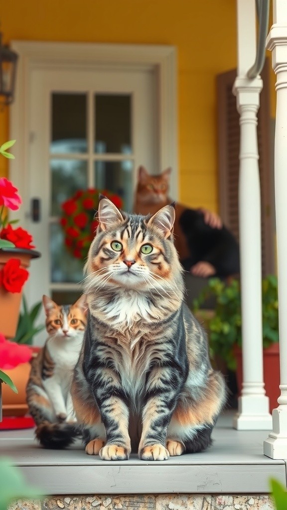 The Stray Cat and the Old Lady