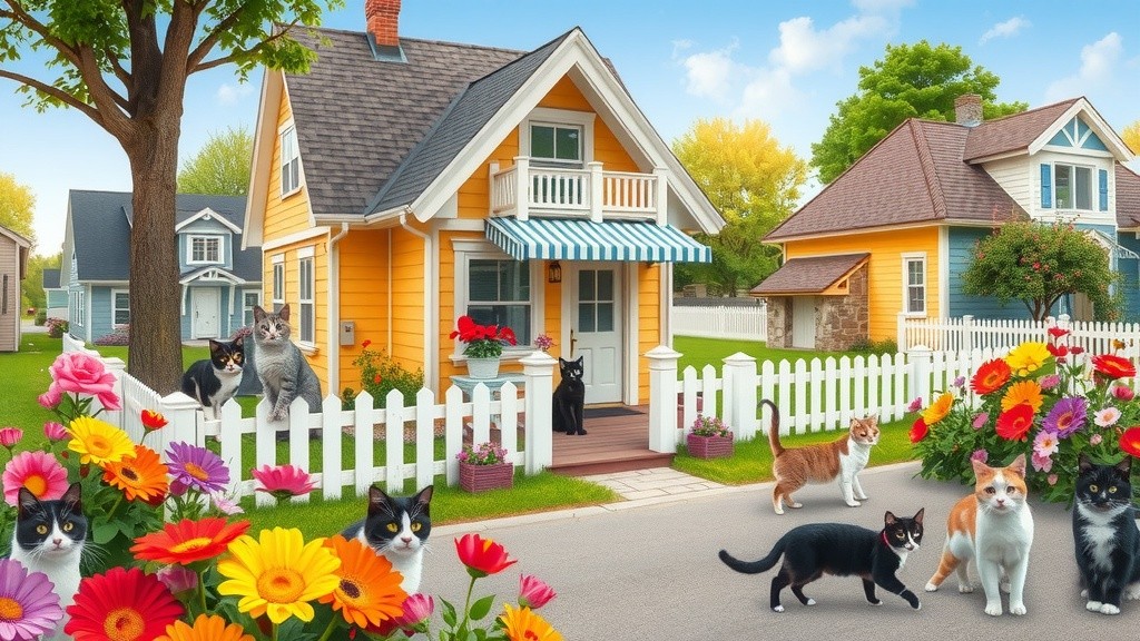 A New Friendship: The Stray Cat and the Old Lady