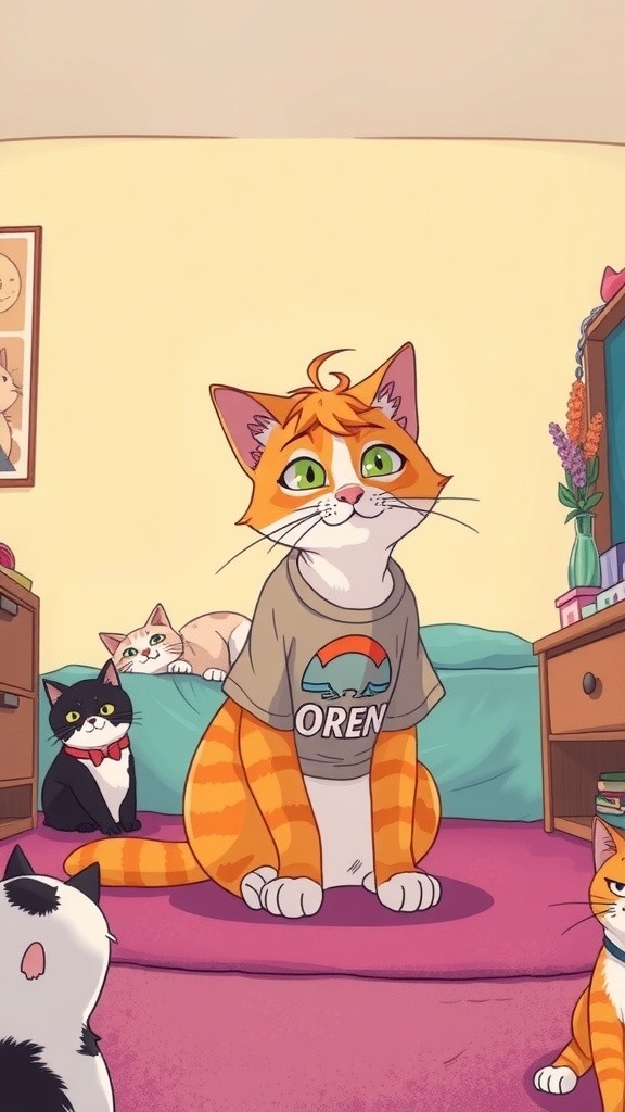 Ramalan Kucing: Jatuh dari Kasur!