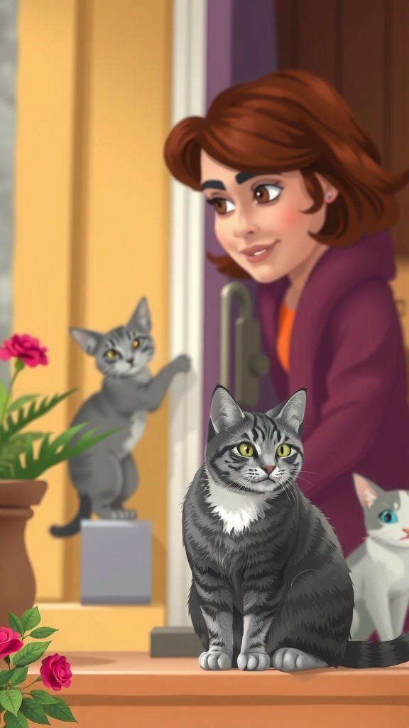 A New Friendship: Caring for a Stray Cat and Her Kittens