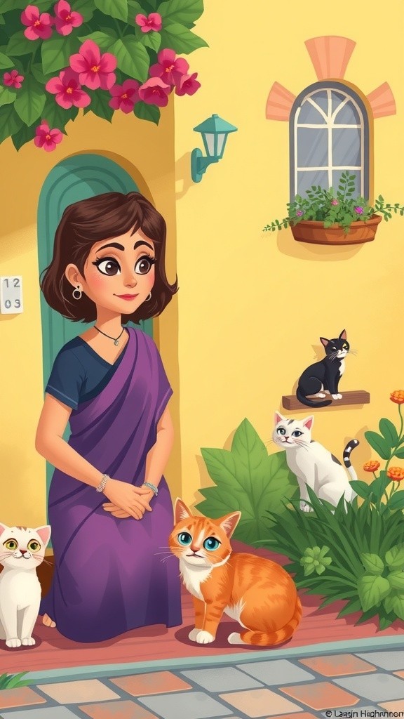 A Stray Cat's New Home