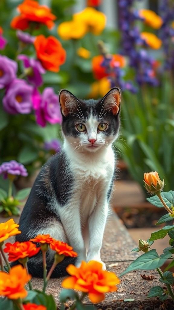 A Stray Cat and Unexpected Kittens