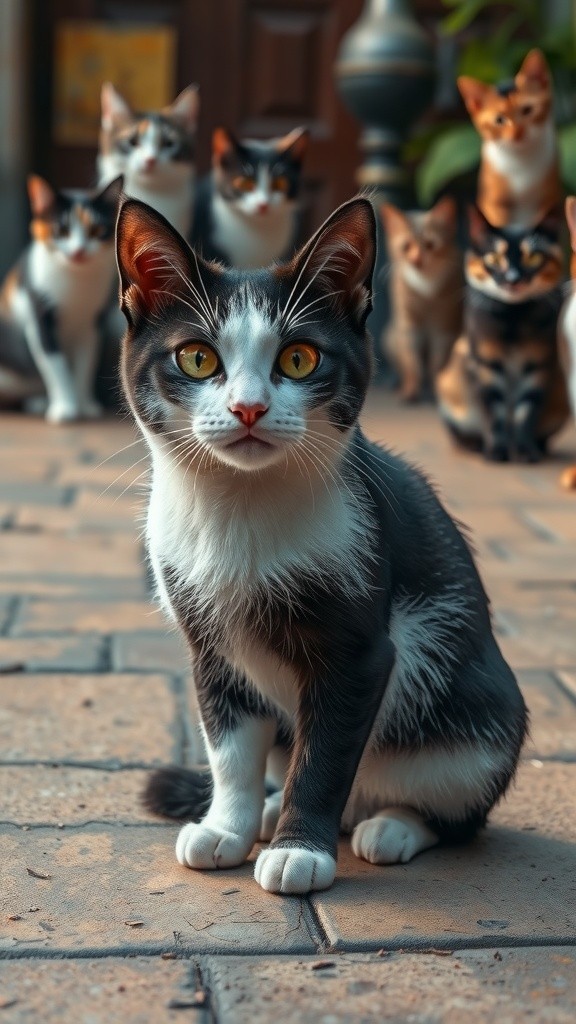 The Old Lady and the Stray Cat