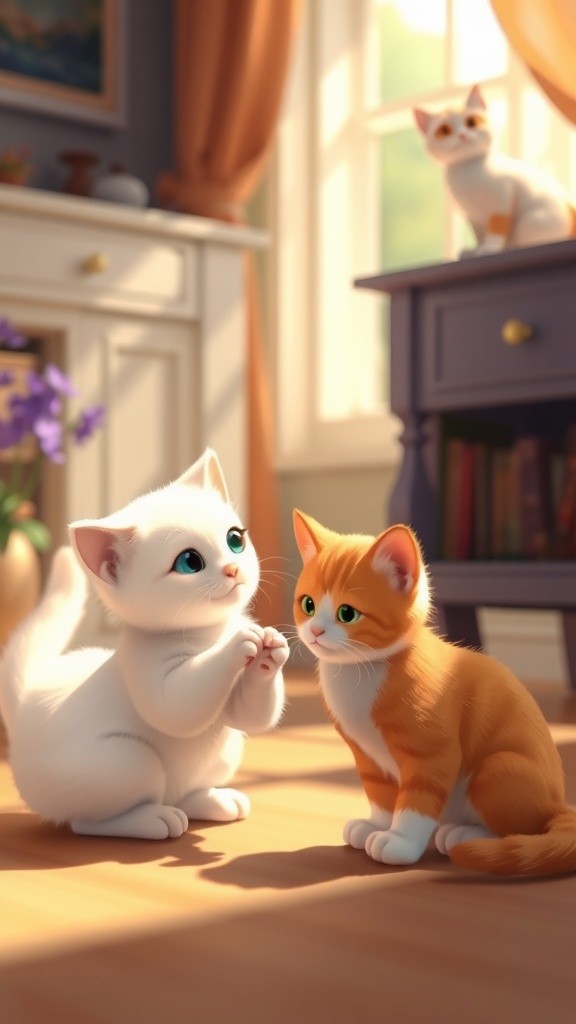 Luna dan Milo: Perjuangan Persahabatan Kucing