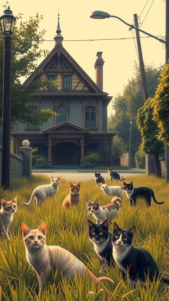 Agnes and Her Stray Cat Shadow