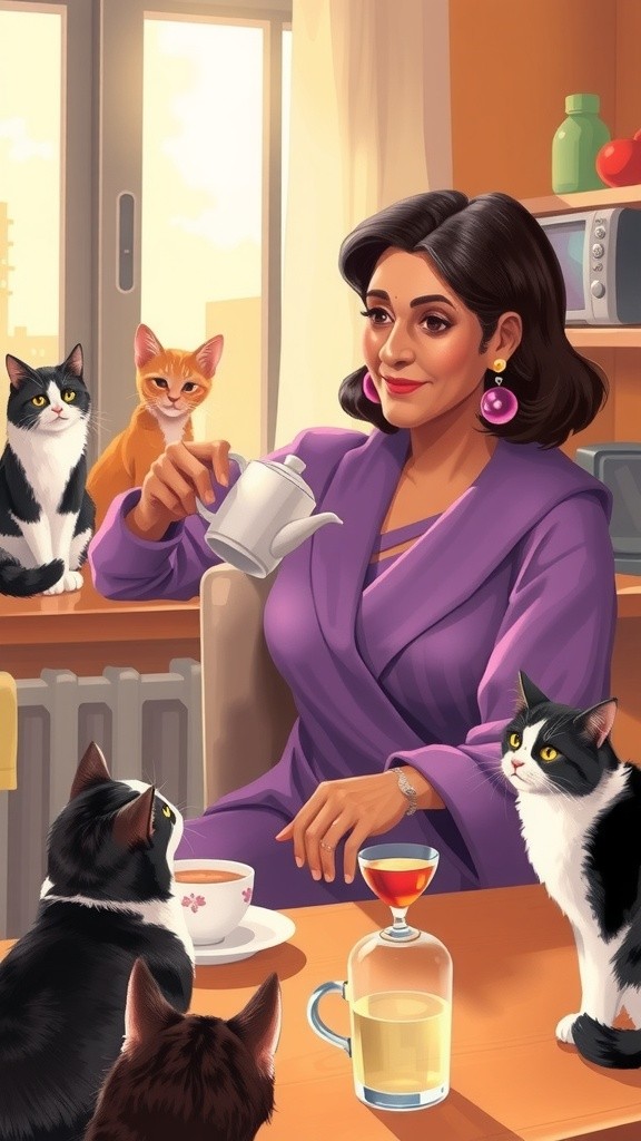 The Old Lady and the Stray Cat