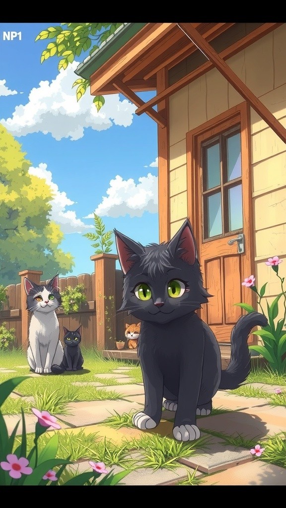 Unexpected Feline Friends: A Stray Cat's Journey
