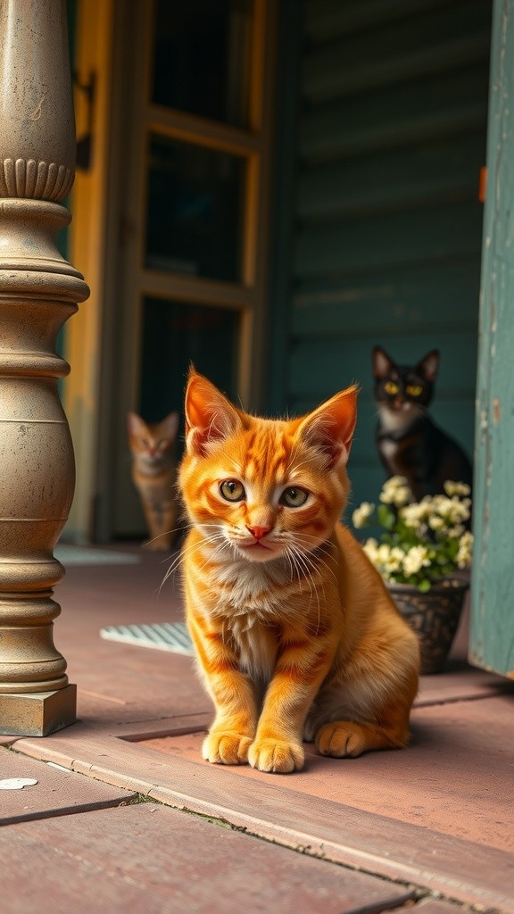 The Stray Cat and the Old Lady