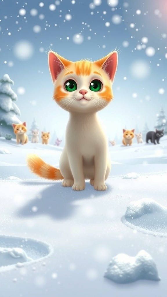 Cutie the Cat's Snowy Quiz Challenge! ❄️🐱