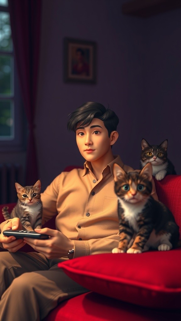 Kucing Ngaji Malam Hari?