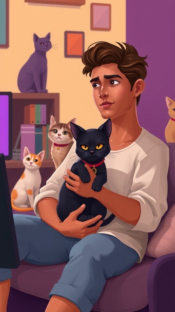 Kucing Hitam yang Jadi Imam