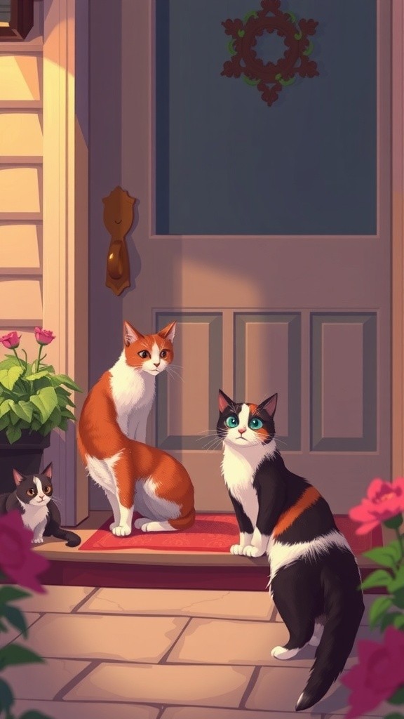 The Old Lady and the Stray Cat