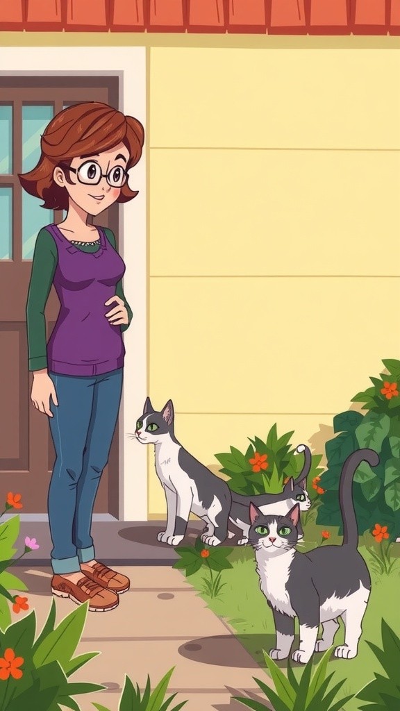 Agnes and the Stray Cat's Kittens