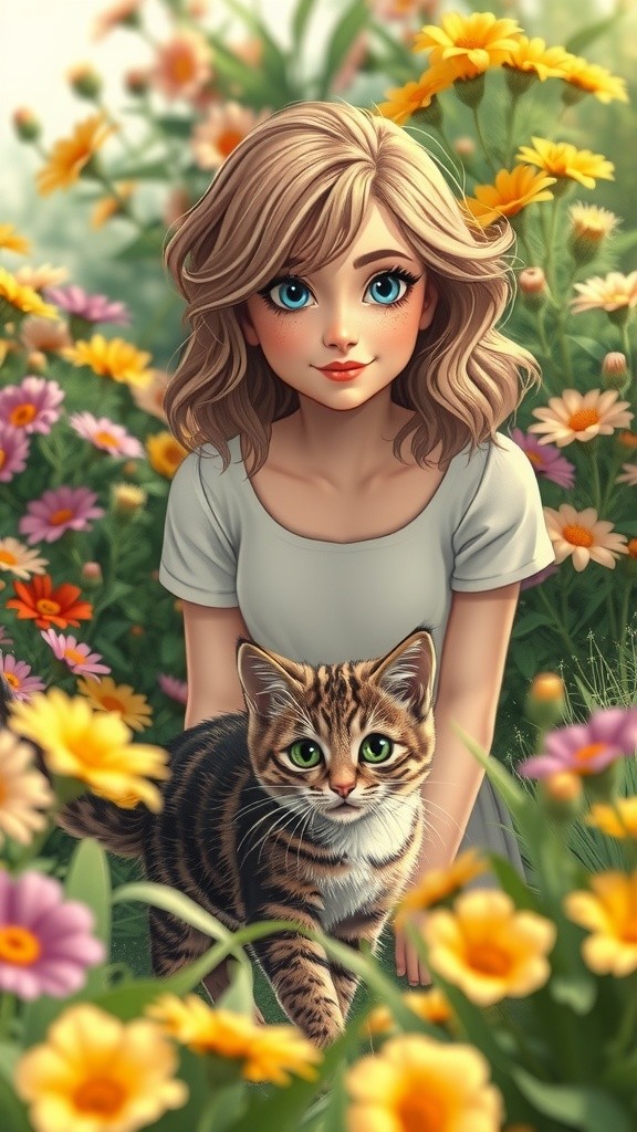 Unexpected Friends: The Stray Cat and the Old Lady