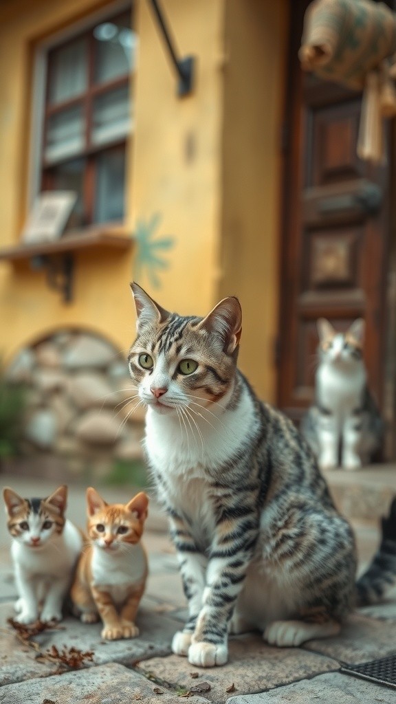 Persahabatan Baru: Kucing Liar dan Wanita Tua