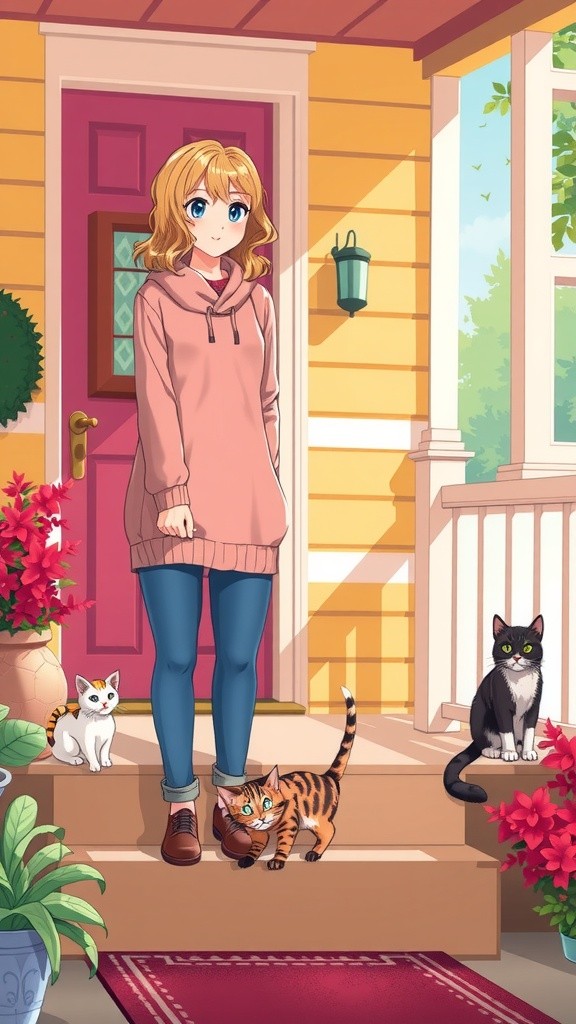 Mending Hearts: A Cat's Unexpected Journey to Love