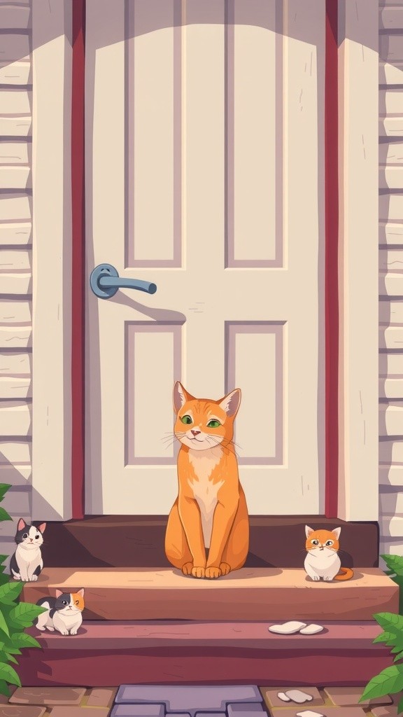 Meong yang Setia Menunggu