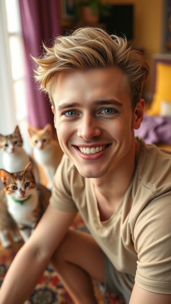 Adorable Baby and Fluffy Cat Best Friends!