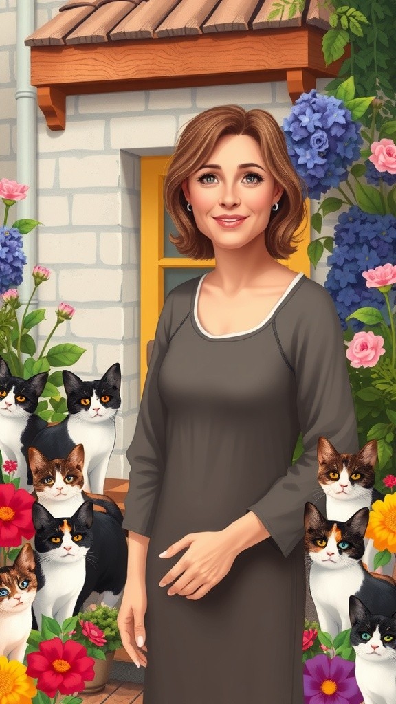 A Change of Heart for Agnes and the Stray Cat
