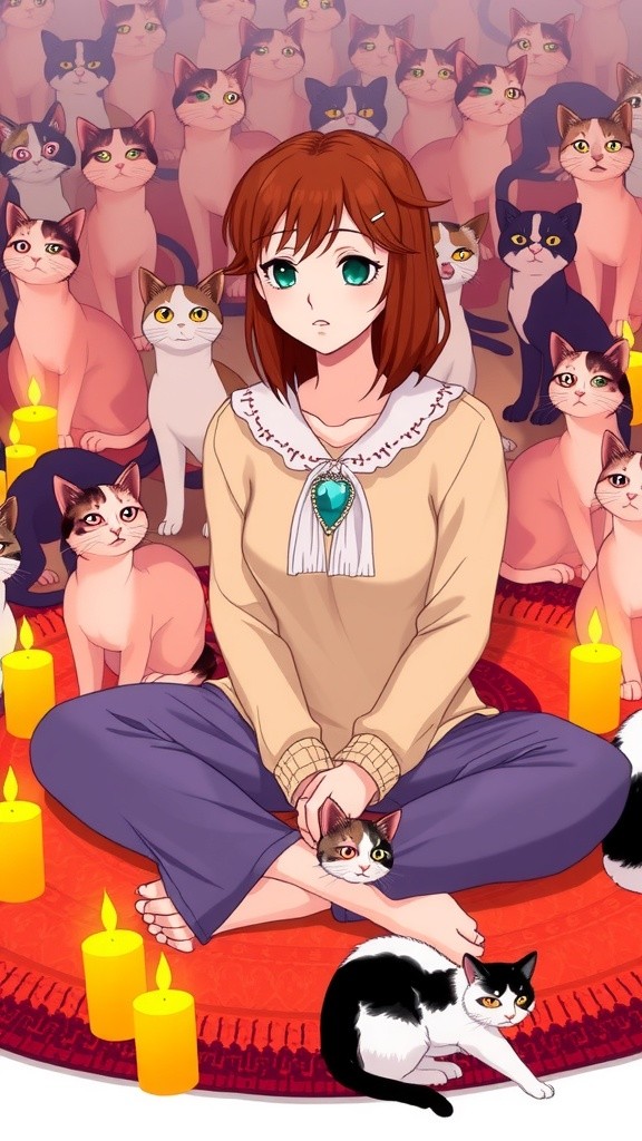 Kucing Meditasi atau Nahan Pup?