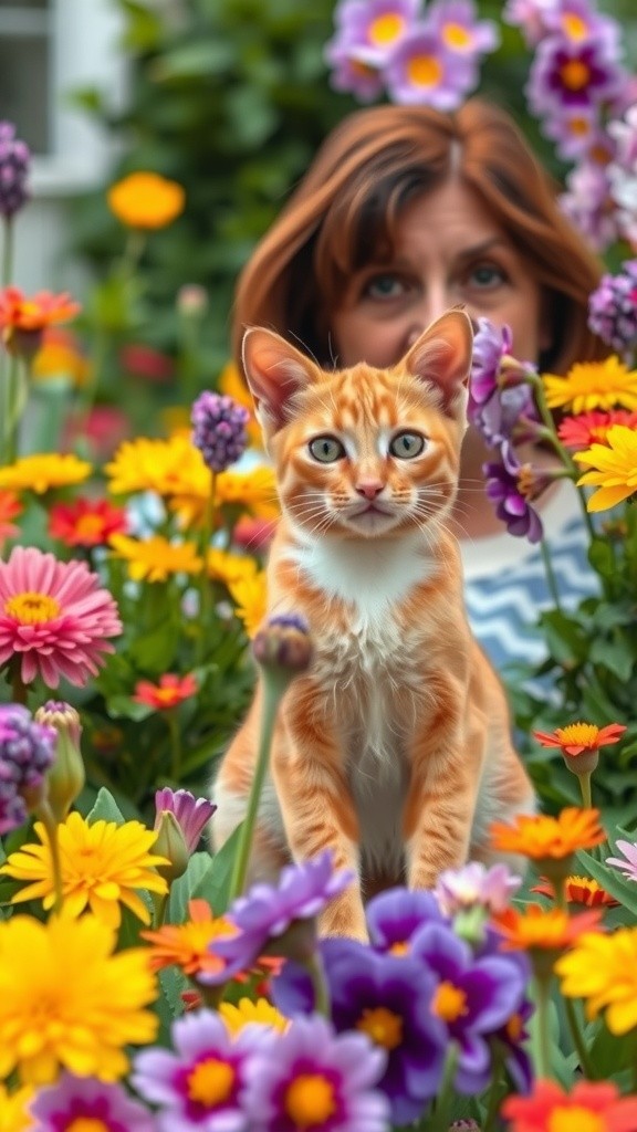 A Kind Gesture for a Stray Cat
