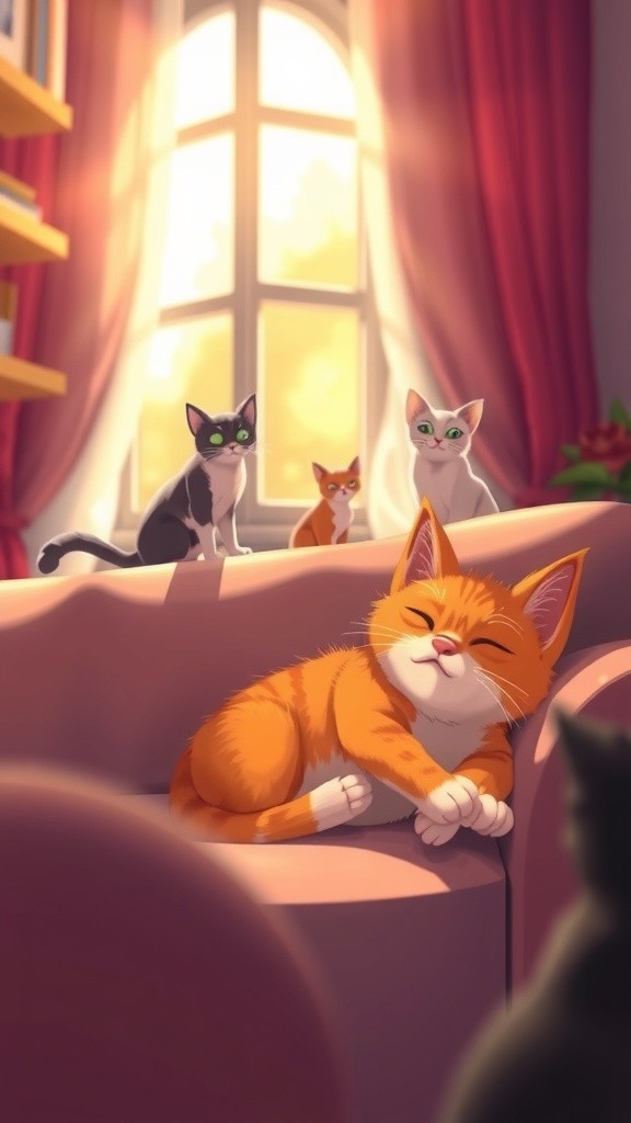 The Secret Mission of the Fluffy Hero Cat