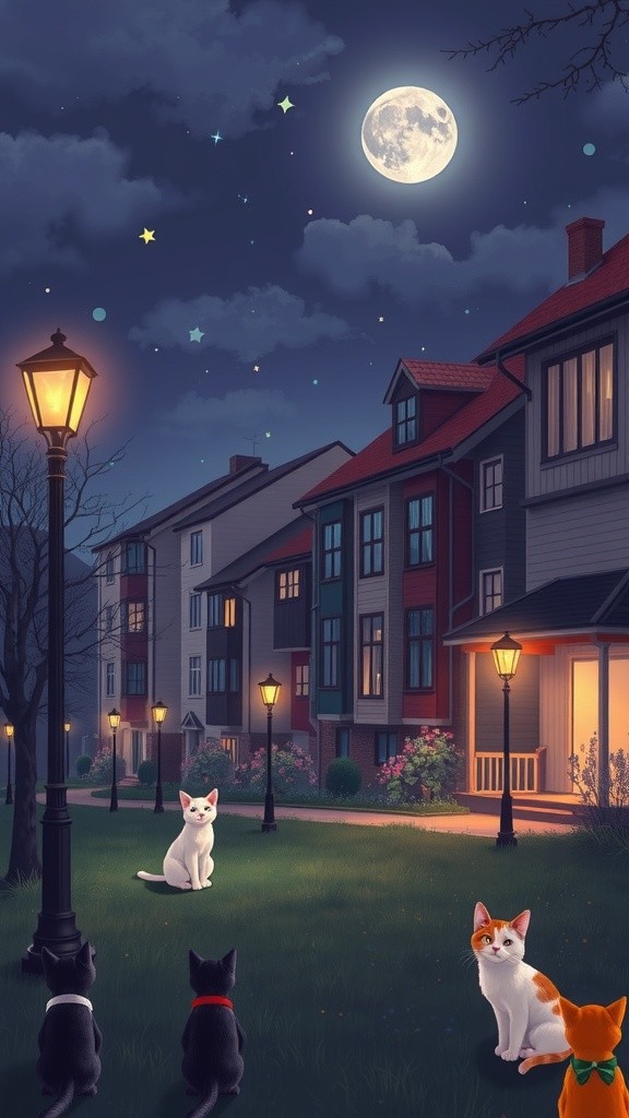 The Enigmatic Cat of Twilight
