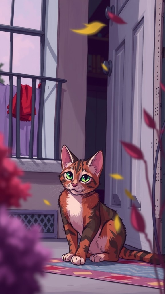 A New Beginning: The Stray Cat and the Kind Old Lady