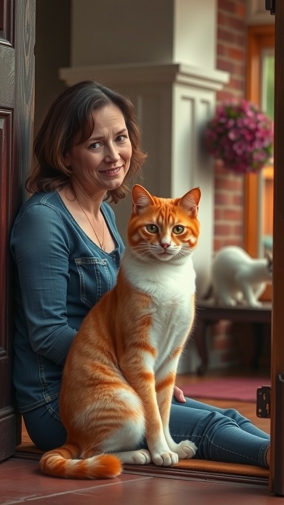 An Unexpected Friendship: The Stray Cat and the Old Lady