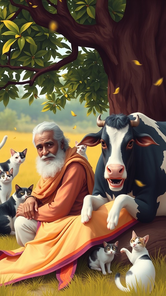 गाय की वफ़ादारी: बुज़ुर्ग किसान की कहानी