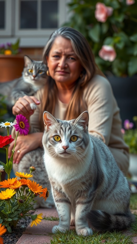 The Old Lady and the Stray Cat