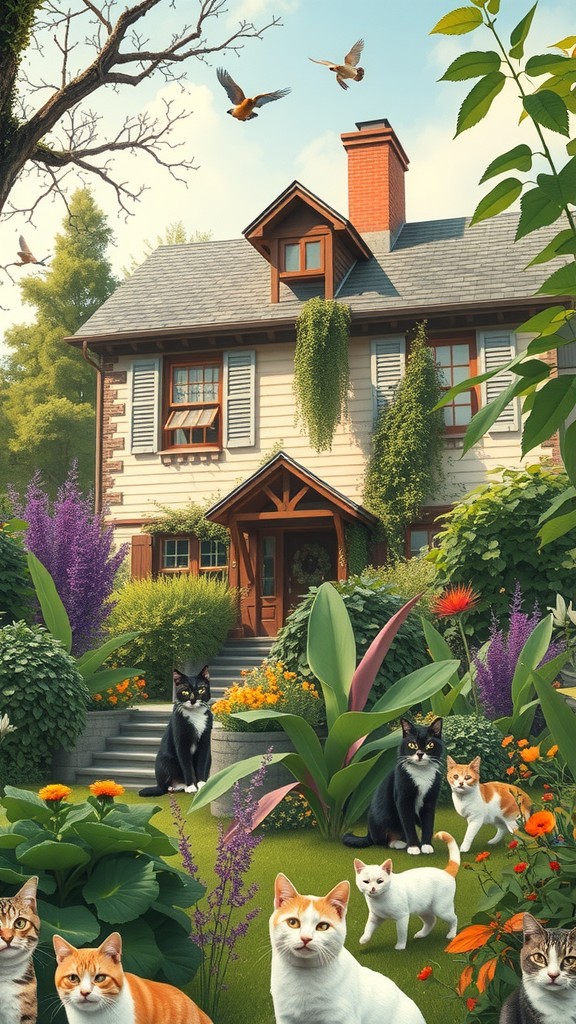 A Stray Cat's New Home