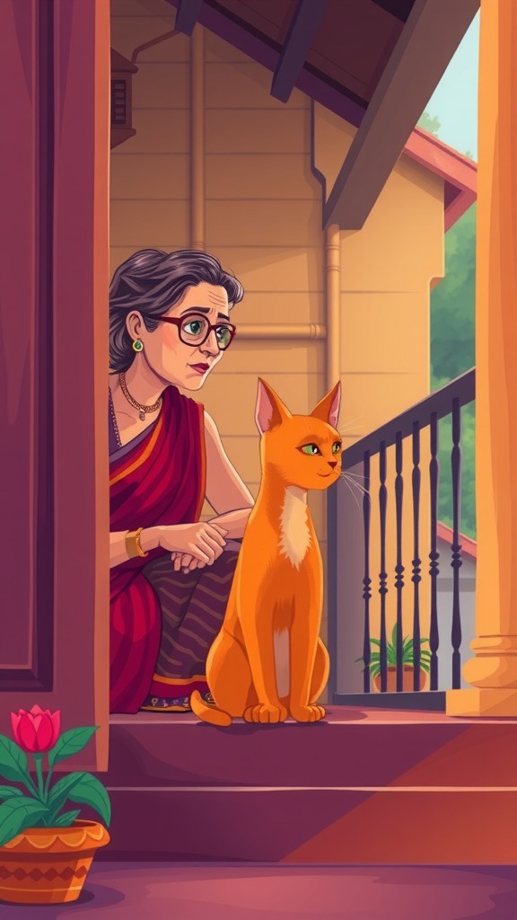 Kucing Liar dan Wanita Tua yang Baik Hati