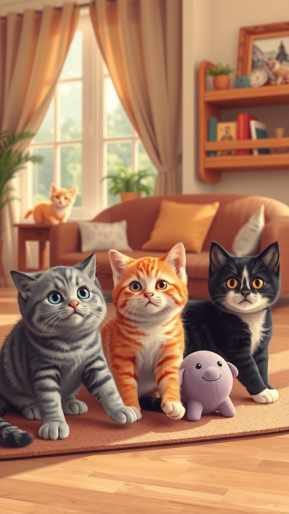 Kucing Lucu Bermain Seru dan Menggemaskan!