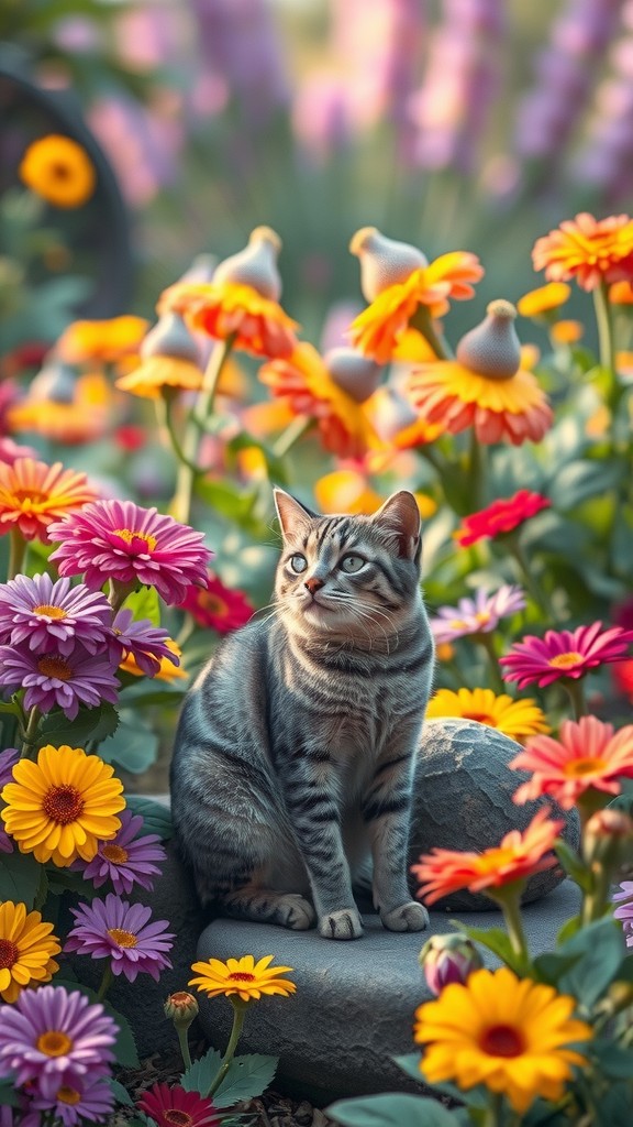 The Stray Cat's New Friends