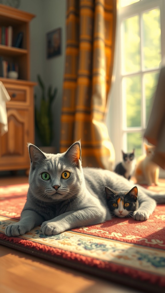 The Curious Cat and the Missing Sock