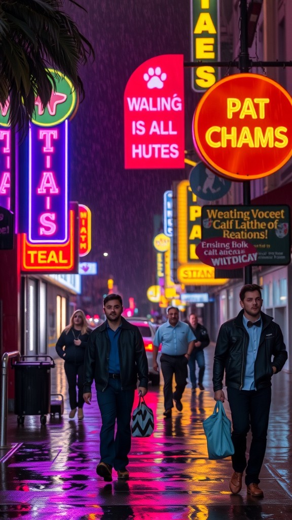 Neon Shadows: A Bladerunner Noir