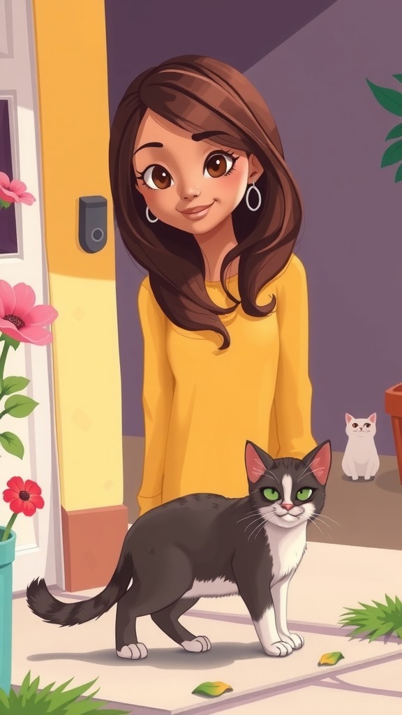 A Stray Cat's New Home