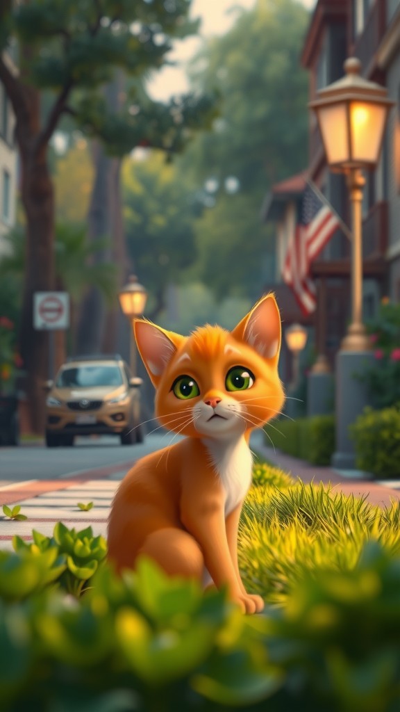Simba: The Orange Cat with Big Dreams