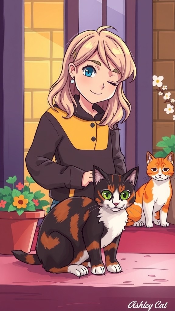 The Kindness of an Old Lady and a Stray Cat