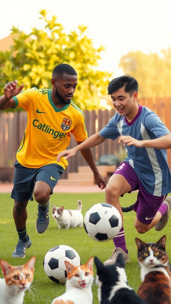 Kekonyolan Upin dan Ipin saat Bermain Bola