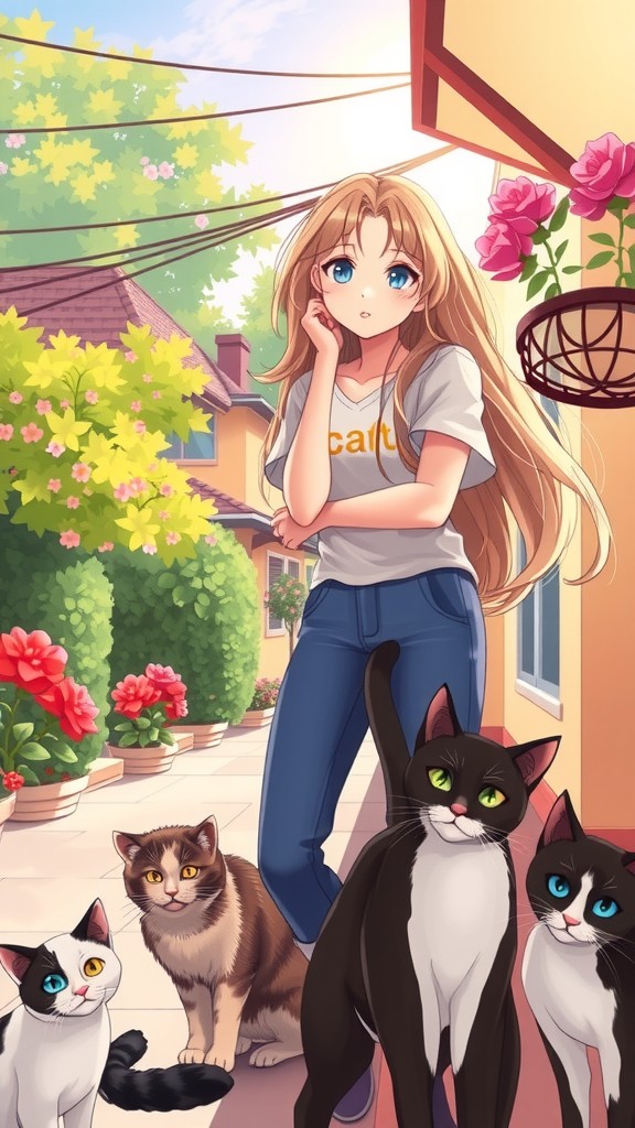 A Stray Cat's New Home