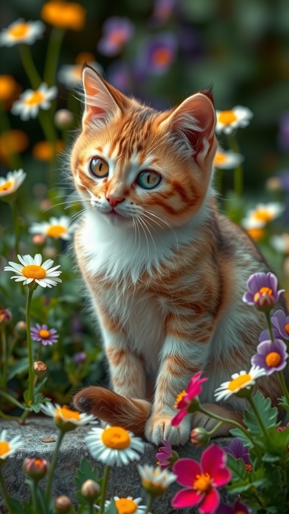 The Old Lady and the Stray Cat's Kittens