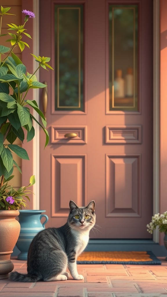 A Stray Cat's New Home
