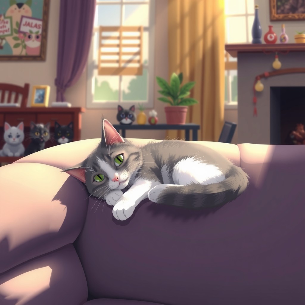 Mr. Whiskers: Kucing Superhero Malas