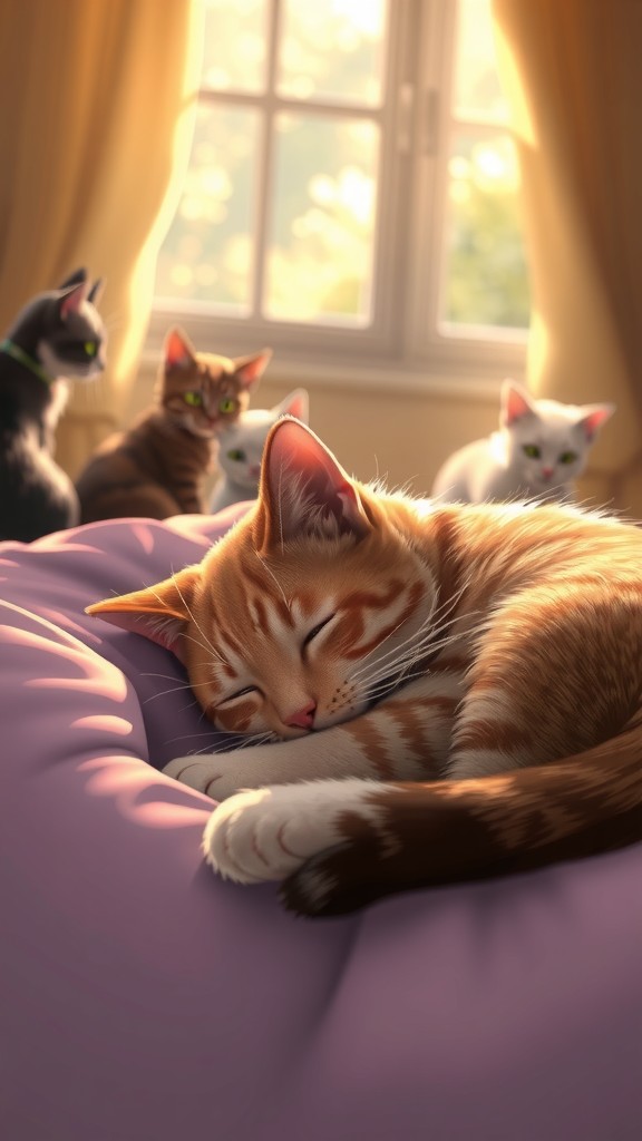 Kucing yang Selalu Tidur