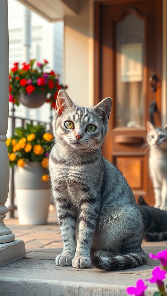 The Stray Cat and the Old Lady