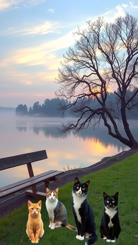 Morning Reflections at the Cafe