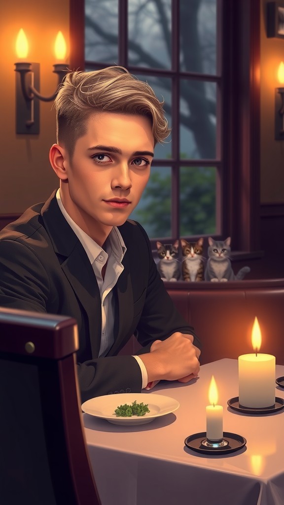 A Romantic Dinner with Sweet Conversations