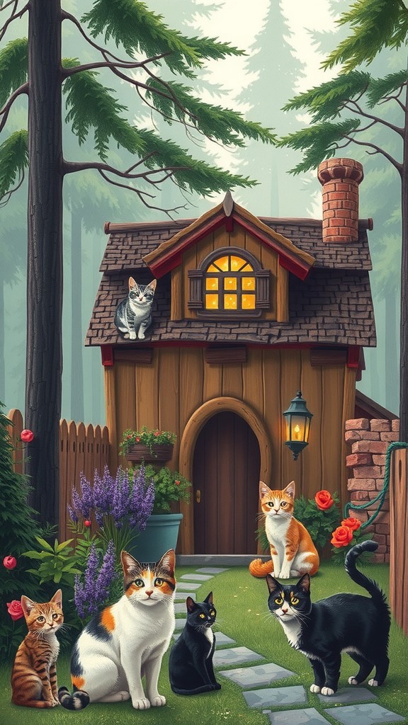 The Old Lady and the Stray Cat